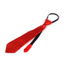  Nyakkendő flitterekkel - Piros