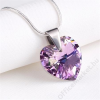  Nyaklánc, Crystals from SWAROVSKI® kristályos szív alakú medállal, színjátszós ametiszt lila (RSWL015)