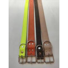 Nyakörv (bőr, bélelt) kutyák részére (több féle színben) 10mm/25cm nyakörv, póráz, hám kutyáknak