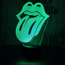  Nyelv 3D led lámpa világítás