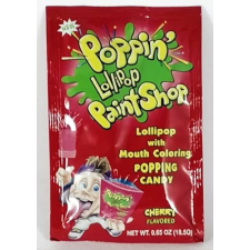  Nyelvfestős Nyalóka Pattogós Cukorral (Cseresznye ízű) 18,5g csokoládé és édesség