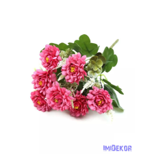  Nyílt krizantém 7 ágú csokor 32 cm - Pink dekoráció