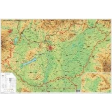 Nyír Karta Magyarország domborzata falitérkép Nyír-Karta 1:450 000 125x85 térkép