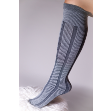  NYLON mintás térdzokni 50 DEN &#8220;TRASPARENZE AMAL&#8221; mokka női zokni