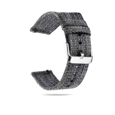 Nylon óraszíj - okosóra nylon pótszíj 20/22mm - Szürke okosóra kellék