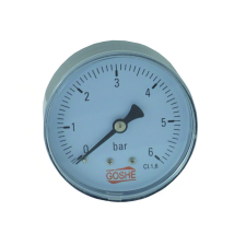  NYOMÁSMÉRŐ ALSÓ 0-6 bar 63mm Ø DELTON-G 0705.316 hűtés, fűtés szerelvény