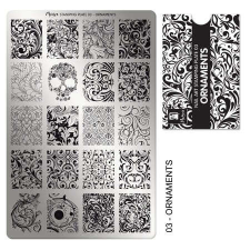 Nyomdalemez 03 Ornaments körömdíszítő