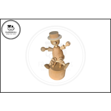  Nyomogatós Bohóc - Natúr fajáték