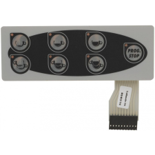  Nyomógomb panel membrán 7 gombos kávéfőző kellék