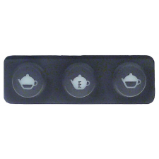  nyomógomb panelMEMBRANE 3 gomb kávéfőző kellék