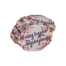  Nyomtatott dekorkarton - A világ legjobb anyukájának 5db dekorációs kellék