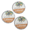  Nyomtatott fa tábla Boldog Születésnapot (Farmhouse) 5cm 3db-os csomag
