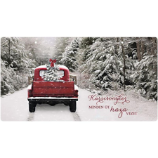  Nyomtatott fa tábla - Karácsonyi autós akasztós tábla dekorációs kellék