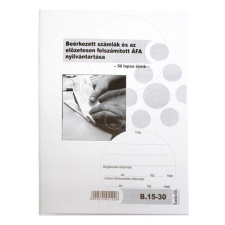  Nyomtatvány beérkező számla és áfa nyilvántartó nyomtatvány