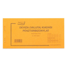  Nyomtatvány deviza kiadási bizonylat 25x2 nyomtatvány