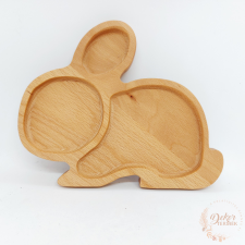  Nyuszi fa tányér dekorációs kellék