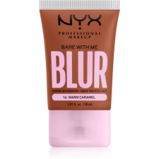 NYX Professional Makeup Bare With Me Blur Tint hidratáló alapozó árnyalat 16 Warm Caramel 30 ml smink alapozó