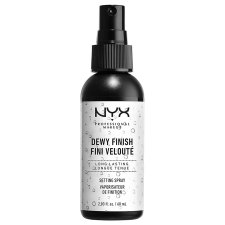NYX Professional Makeup Setting Spray Dewy Finish Fixáló 60 ml smink alapozó
