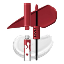 NYX Professional Makeup Shine Loud rúzs 3,4 ml nőknek 34 Rebel In Red Serrano rúzs, szájfény
