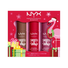 NYX Professional Makeup Smooth Whip Matte Lip Cream Trio Holiday Gift Set Szett 76.1 g kozmetikai ajándékcsomag