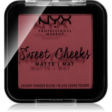 NYX Professional Makeup Sweet Cheeks Blush Matte arcpirosító árnyalat BANG BANG 5 g arcpirosító, bronzosító