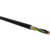  NYY-J (erőátviteli) 4x2,5 mm2, fekete, tömör, réz, PVC szigetelésű, 0,6/1Kv-os kábel