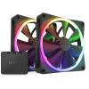 NZXT F140 RGB Twin Pack fekete 2 darabos szett vezérlővel