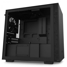 NZXT H210 táp nélküli ablakos Mini-ITX ház matt fekete (CA-H210B-B1) (CA-H210B-B1) számítógép ház
