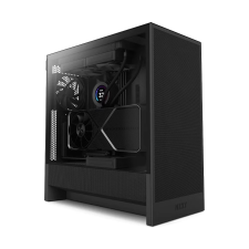 NZXT H5 Flow E-ATX fekete számítógép ház
