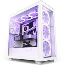 NZXT H7 Elite 2023 Fehér (Táp nélküli) ablakos mATX ház (CM-H71EW-02) számítógép ház