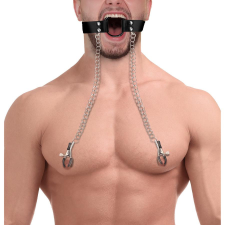  O-Ring – 5 cm-es gátló és mellbimbó csipesz szett bilincs, kötöző