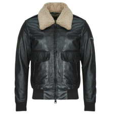 OAKWOOD Bőrkabátok  GENNARO (removable collar) Fekete EU L férfi kabát, dzseki
