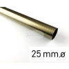  Óarany színű fém karnisrúd 25 mm átmérőjű - 240 cm