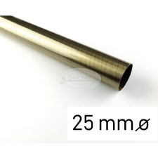 Óarany színű fém karnisrúd 25 mm átmérőjű - 240 cm karnis, függönyrúd