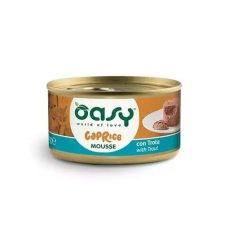 Oasy Cat Konzerv Caprice Mousse Trout - pisztráng 85g macskaeledel
