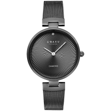 Obaku V256LXBBMB női karóra - valódi gyémánt díszítéssel karóra