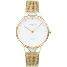 Obaku V302LXGWMG női karóra - valódi gyémánt díszítéssel karóra