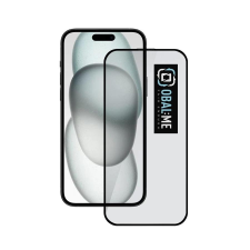 OBAL:ME 5D kijelzővédő Apple iPhone 15/16 készülékhez fekete mobiltelefon kellék