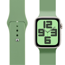 OBAL:ME Apple Watch 42/44/45/49mm szilikon szíj, M-L, zöld okosóra kellék