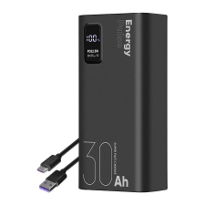 OBAL:ME EnergyPulse 30000mAh Powerbank 22,5W fekete (1303260000001) power bank