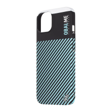 OBAL:ME Flossy Stripes tok Apple iPhone 13 készülékhez fekete/égkék (901883) tok és táska