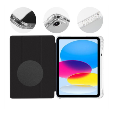 OBAL:ME MistyTab iPad 10.9 2022 oldalra nyíló, kitámasztható tok, fekete tablet tok