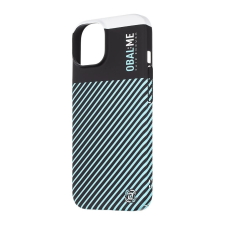 OBAL:ME OBAL:ME Flossy Stripes tok Apple iPhone 15 készülékhez fekete/égkék tok és táska