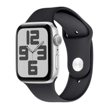 OBAL:ME szilikon szíj Apple Watch 42-49mm M-L készülékhez fekete okosóra kellék