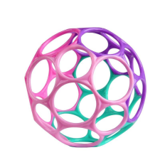 Oball játék™ Classic 10 cm rózsaszín/ lila 0hó+ rágóka