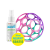 Oball Játék Oball™ Classic 10 cm rózsaszín/lila 0hó+AQUAINT 50 ml