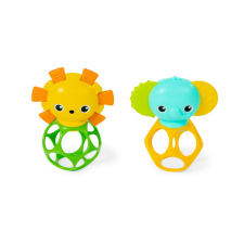 OBALL Játék Oball Rágóka Soother Pals™ Easy-Grasp 2db 3hó+ csörgő