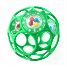 Oball Rattle csörgős játék 10 cm - zöld (0 hó+) csörgő