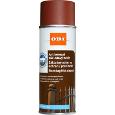 OBI alapozó spray rozsdagátló vörösbarna 400 ml alapozófesték