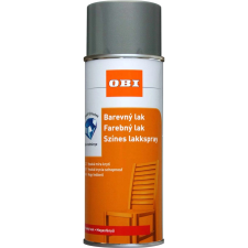 OBI lakkspray színes magas selyemfényűényű alu. fehér 400 ml aeroszolos termék